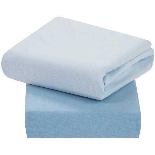 Set ClevaMama Cearsaf cu Elastic 140 x 70 cm Albastru